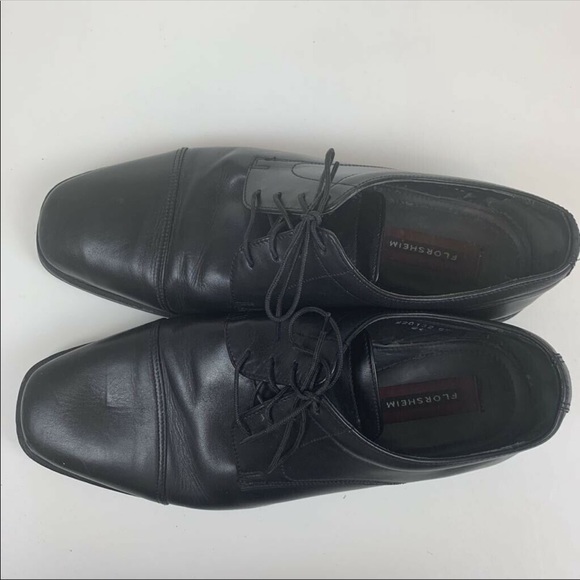 Men’s Florsheim Black Leather Dress Shoes